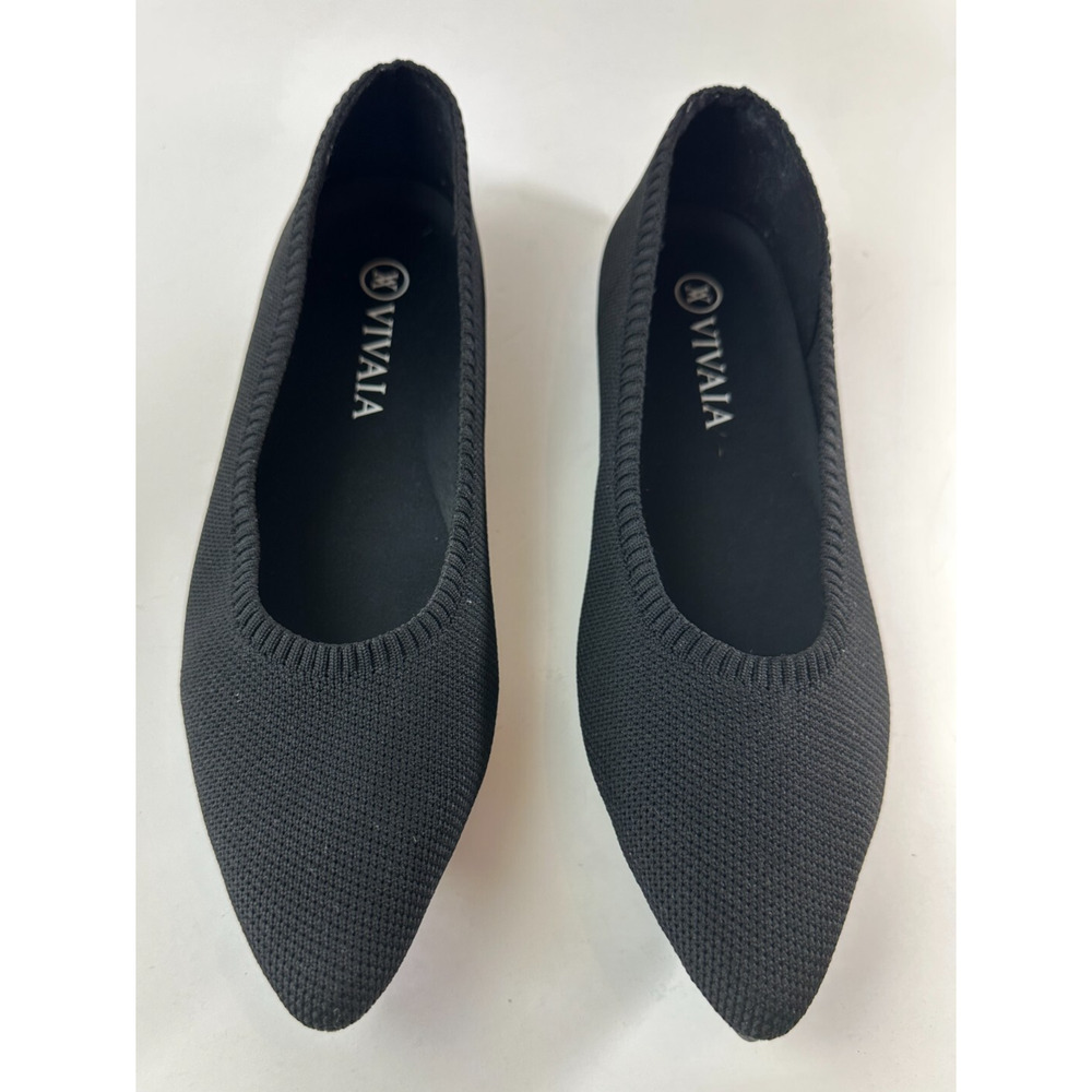 VIVAIA Aria Knit Slip on Washable Pointed Toe Ballet Flats Size 39 US 8 *Read*** - Picture 10 of 10